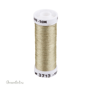 Шелковая нить Au Ver a Soie Soie Gobelins, бледный желто-зеленый, 50 м (#3713)