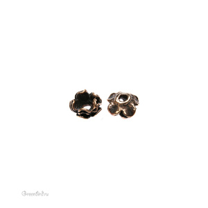 "Дети природы", бусина, ант. бронза, 1 шт (#0503)