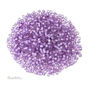 Бисер TOHO Aiko 11/0 внутр. серебрение, полупрозрачный аметист (#2108), 4,5 г