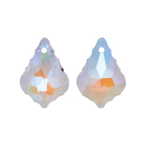 Crystalbird 6090 подвеска Барокко 22 мм, прозрачный с мерцающим эффектом (#001SI), 1 шт.