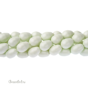 Swarovski 5821 Жемчуг капля 11x8 мм, пастельно-зеленый (#967), 1 шт.