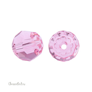 Swarovski 5000 Бусина круглая 7 мм, светло-розовый (#223), 1 шт.