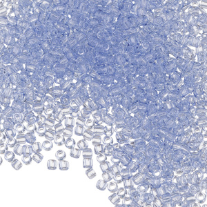 Бисер TOHO Round 11/0 RE:Glass, прозрачный, Blue (#RE5013)