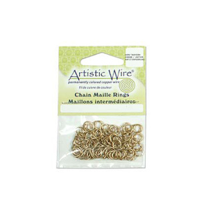 Соединительные кольца Artistic Wire 18Ga 3.97 мм, золото 