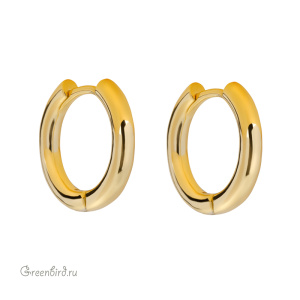 Швензы-кольца "Конго" 19 мм, золото, пара (#SV1701-2299)