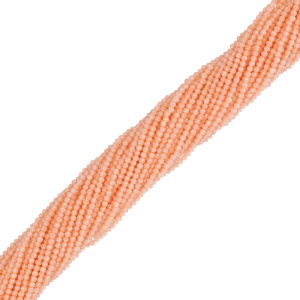 Бусины Циркон 2 мм, оранжевый, нить (#CN-ZRCN-002)
