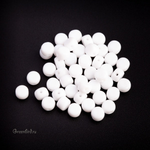 White Letter Beads – "Пробел", 1 шт. (#PB311-07W-030d)