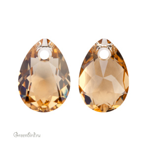 6433 подвеска Pear Cut 11,5mm – Light Colorado Topaz (#246)