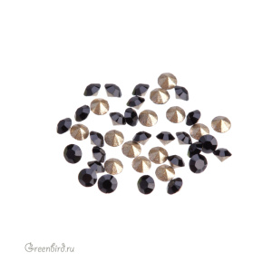 Swarovski 1028 Шатон PP9, черный (#280), уп. 40 шт.