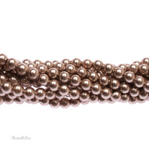 Swarovski 5810 Жемчуг 3 мм, бронза (#295), уп. 50 шт.