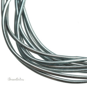 Канитель мягкая 1 мм, джинсовый серый (KAN6137)