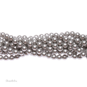 Swarovski 5810 Жемчуг 4 мм, светло-серый (#616), уп. 50 шт.