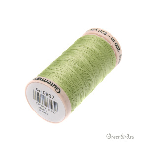 Нить для ручного квилтинга Gutermann, лайм (#9837)