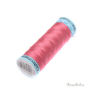 Шелковая нить Gutermann S303, 100м, малиновый щербет (#890)