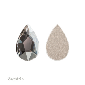 Swarovski 2303 Клеевые стразы Капля 14х9 мм, серебристый оттенок (#001SSHA), 1 шт.