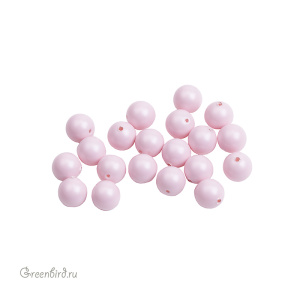 Swarovski 5810 Жемчуг 6 мм, пастельно-розовый (#944), уп. 20 шт.