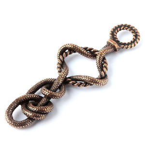 "Капитан", центральный элемент, ант. бронза, 1 шт. (#3801)