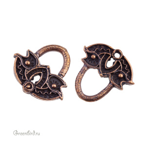 "Время рыцарей", подвеска, ант. бронза, 1 шт. (#1324)