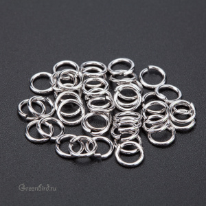 Соединительные кольца 7 мм, родий (#SVA-Rings-007R)