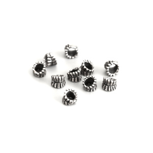 "Реликтовый лес", бусина, ант. серебро, 1 шт (#С2645)