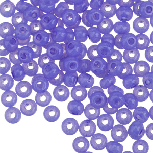 Бисер чешский PRECIOSA Czech круглый 6/0, полупрозрачный, Tanzanite Opal (#02631), 10 г