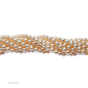 Swarovski 5810 Жемчуг 4 мм, светло-золотой (#539), уп. 50 шт.