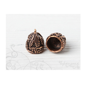 Концевик, ант. бронза, 1 шт. (#2931)