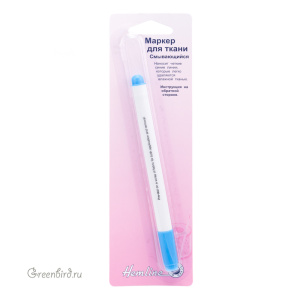 Маркер смываемый Hemline тонкий, голубой (#295.F)