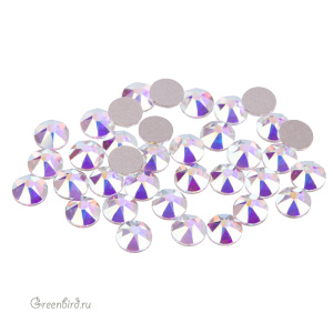 Swarovski 2088 Клеевые стразы круглые SS16, прозрачный радужный (#001AB), уп. 36 шт.