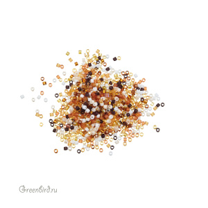 Бисер MIYUKI Delica, микс размеров 11/0 и 10/0 (#MIX04), 4,5 г