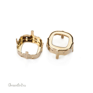 4461 Оправа для Classical Square 12 мм, золото