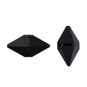 Swarovski 5747 Бусина Шип двойной 16х8 мм, черный (#280), 1 шт.