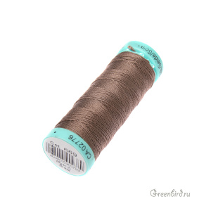 Шелковая нить Gutermann R753, 30м, серо-коричневый (#669)