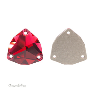 Swarovski пришивные 3272 Триллиант 20 мм, алый (#276), 1 шт.