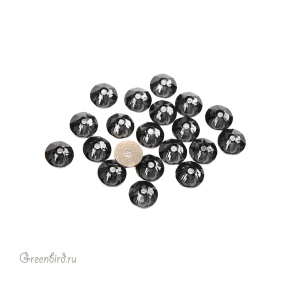 Swarovski 3188 Пайетки 4 мм, графит (#253), уп. 20 шт.