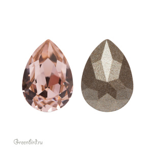Swarovski 4320 Капля 10х7 мм, винтажный розовый (#319), 1 шт.