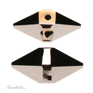 Swarovski 5747 Бусина Шип двойной 16х8 мм, светло-золотистый 2X (#001MLGLD2), 1 шт.