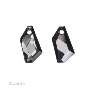 Swarovski 6670 подвеска Де-Арт 18 мм, cеребряная ночь (#001SINI)