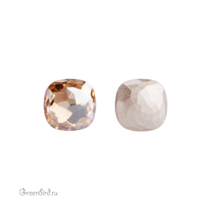 Swarovski 4483 Тонкий Кушон 8 мм, золотистая дымка (#001GSHA), 1 шт.