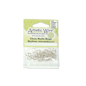 Соединительные кольца Artistic Wire 20Ga 4.37 мм, серебро