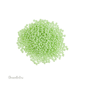 Бисер чешский PRECIOSA Czech круглый 11/0, LIME OP (#53410), 10 г