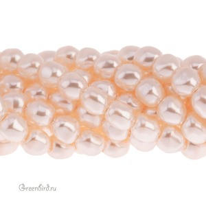 Swarovski 5840 Жемчуг барочный 6 мм, кремово-розовый (#621), 1 шт.