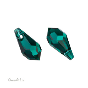 6000 подвеска Classic Drop 11x5,5mm – Emerald (#205)