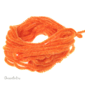 Шелковая синель AVAS, апельсин 1 метр (#ORANGE)