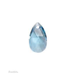 Swarovski 6106 подвеска Капля 16 мм, аквамарин (#202), 1 шт.