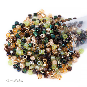 Бисер MIYUKI Delica 10/0 (#MIX07), 4,5 г