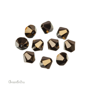 Swarovski 5328 Биконусы 5 мм, медный (#001COP), уп. 10 шт.