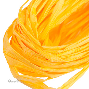 Рафия, 5 мм, ярко-желтый Matte (#4045)