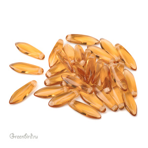 Glass Daggers 5x16mm, Topaz, 1 шт. (#10060)