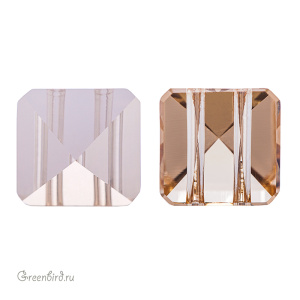 Swarovski 5061 Бусина Шип квадратный 7,5 мм, золотистая дымка (#001GSHA), 1 шт.